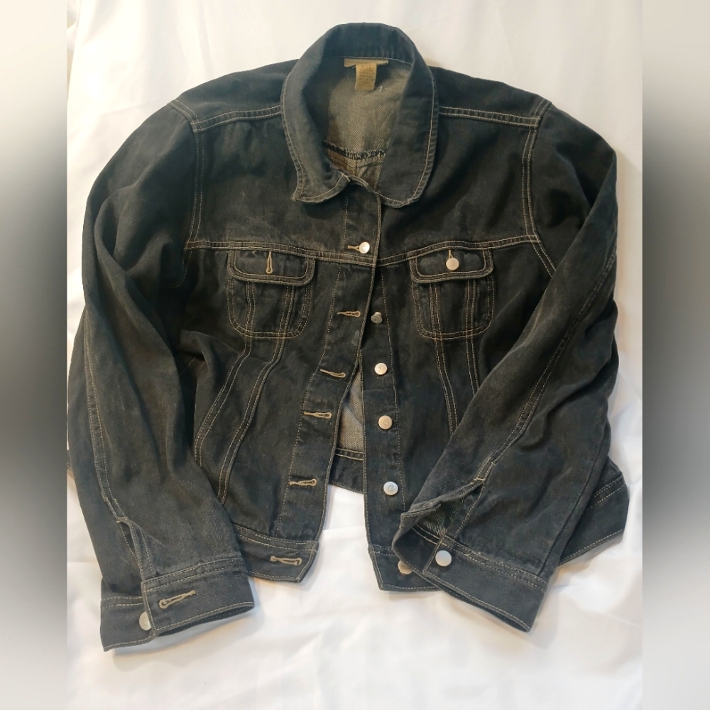 Cotton Ginny Jean Jacket Womens XL Vintage